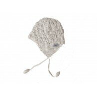 Bonnet bébé tricot beige Mia