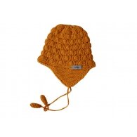 Bonnet bébé tricot jaune Mia