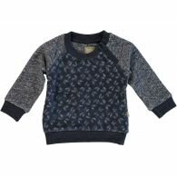 Sweat bébé bio bleu