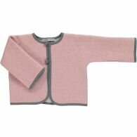 Cardigan bébé coton rose