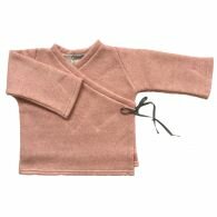 Cache-coeur bébé molleton rose