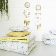 Attrape Rêve fait main plumes brodées