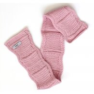 Echarpe naissance tricot rose