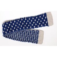 Echarpe naissance tricot rose