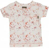 T-shirt bébé en coton bio orange