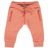 Jogging bébé coton bio orange
