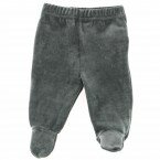 Pantalon bébé pieds Limo Gris