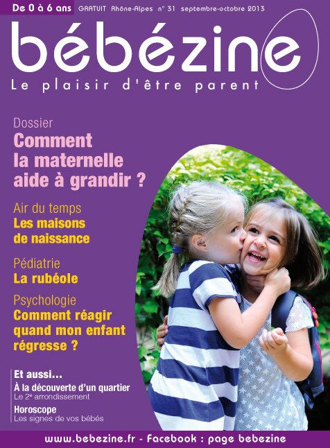 couv bébézine rentrée 13